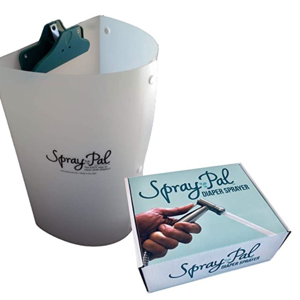 **SOLD**  Spray Pal Cloth Diaper Sprayer and Splatter Shield Bundle